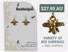 Load image into Gallery viewer, Bee Earrings