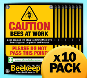 10 PACK - ABK Safety Sign - Medium (A3 size)